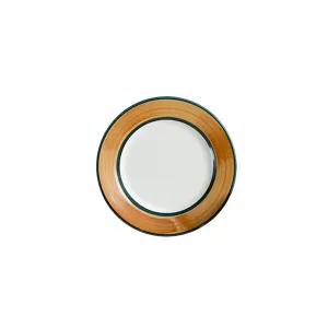 Dessert Plate Set - Set of 4 - Brown & Green | Terra Patina