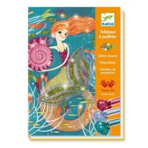 Djeco Glitter Boards - Mermaids