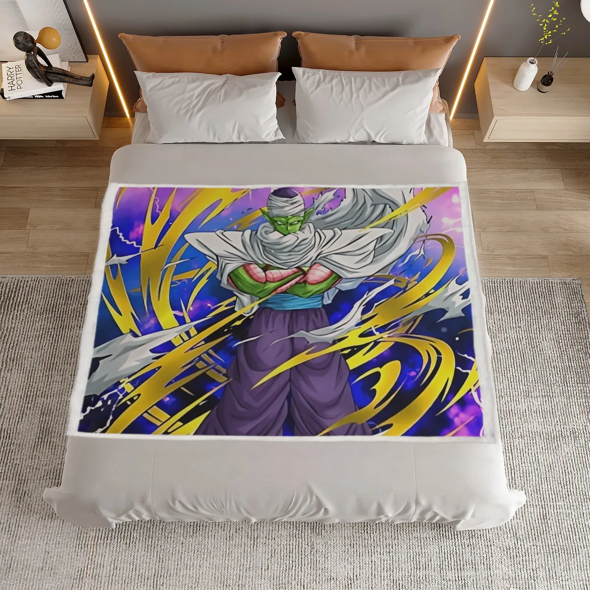 Dragon Ball Angry Piccolo Waiting Fight Aura Yellow Fashion Household Warm Blanket