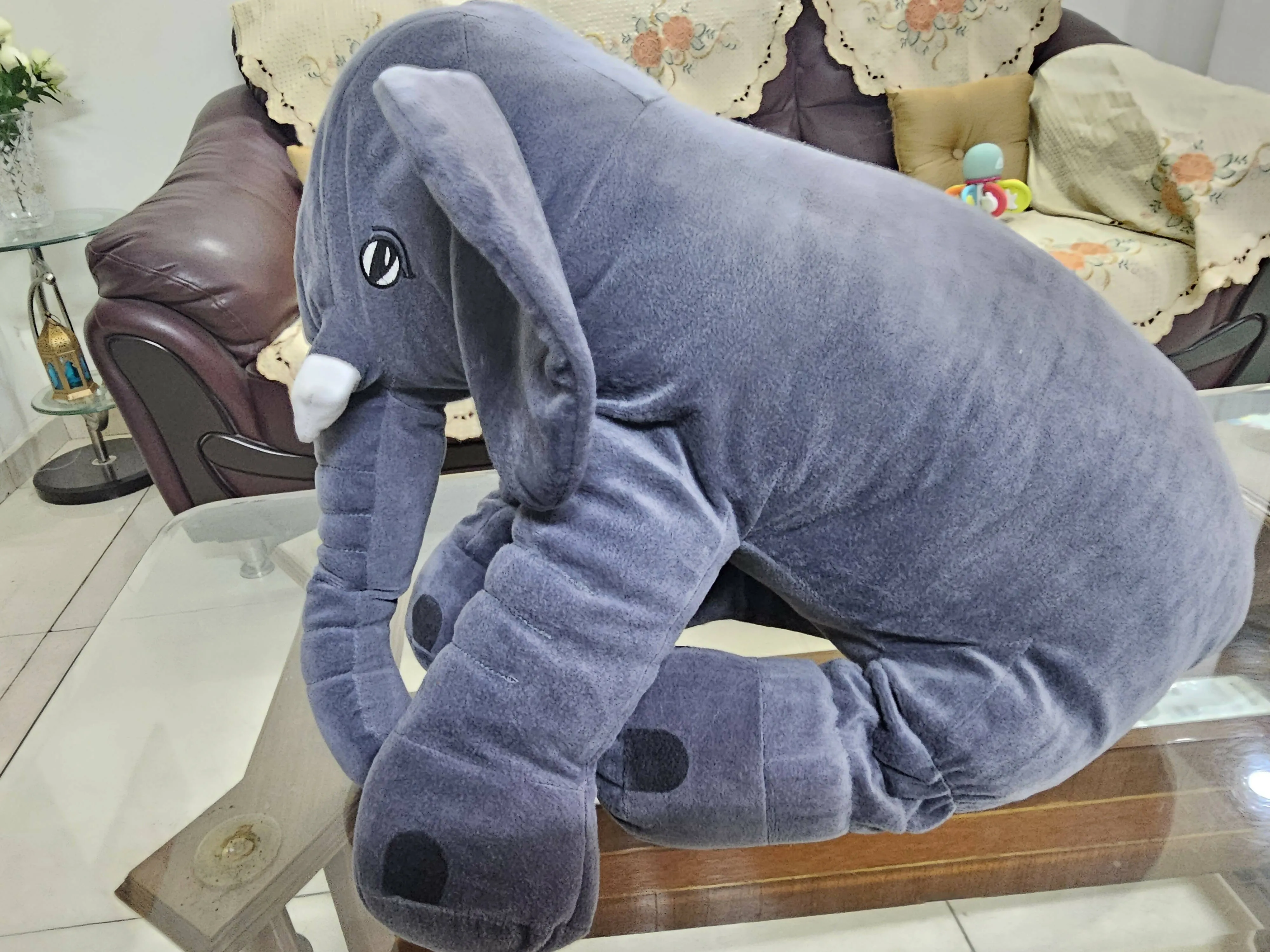 Elephant Soft Toy from Dear Joy (2 feet Length by 1.5 feet height)