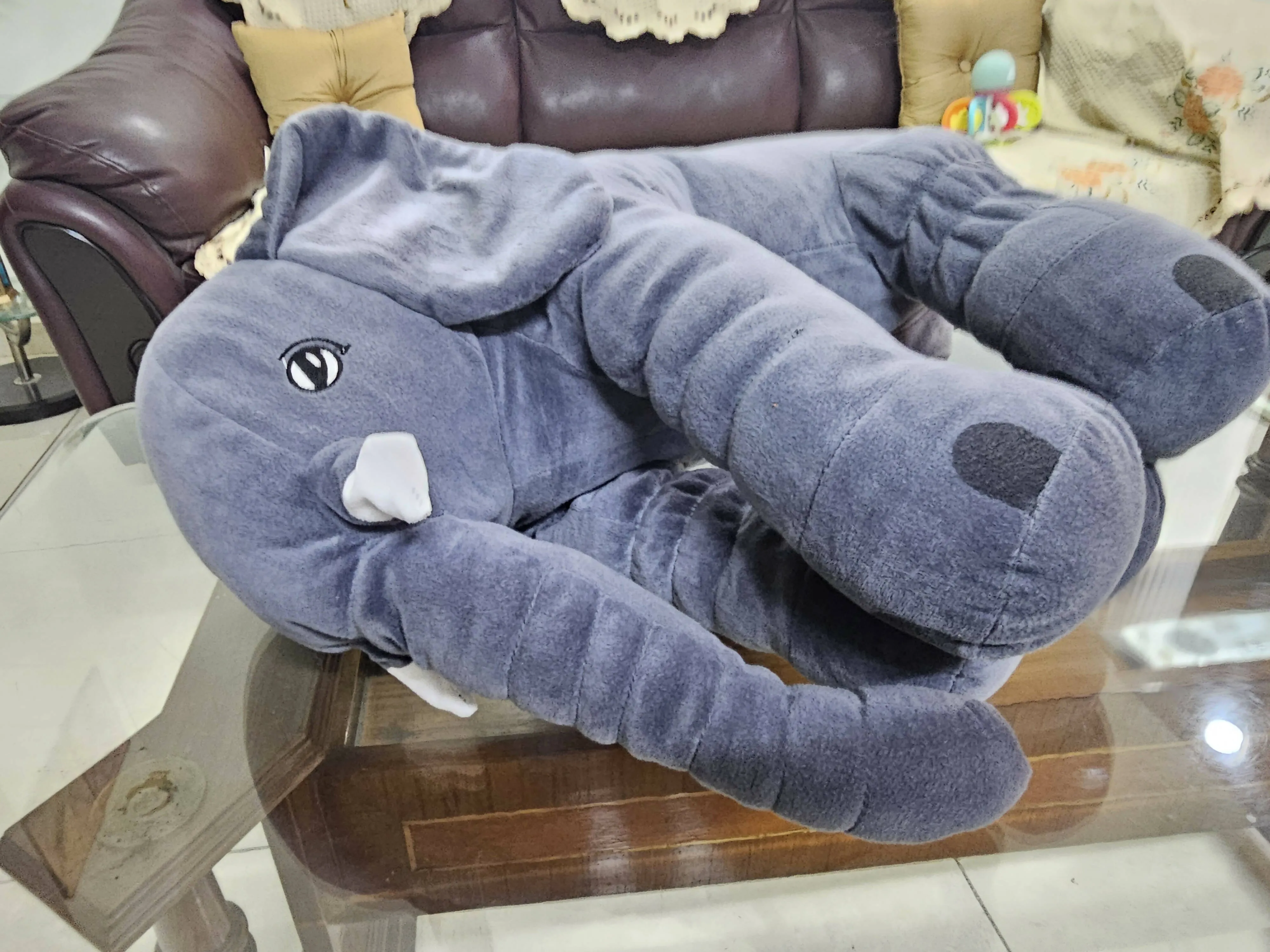 Elephant Soft Toy from Dear Joy (2 feet Length by 1.5 feet height)