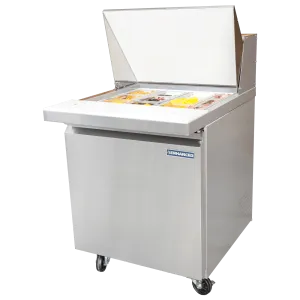 ESPM-27-12-HC Enhanced 27" Refrigerated Sandwich/Salad Prep Unit, Mega Top