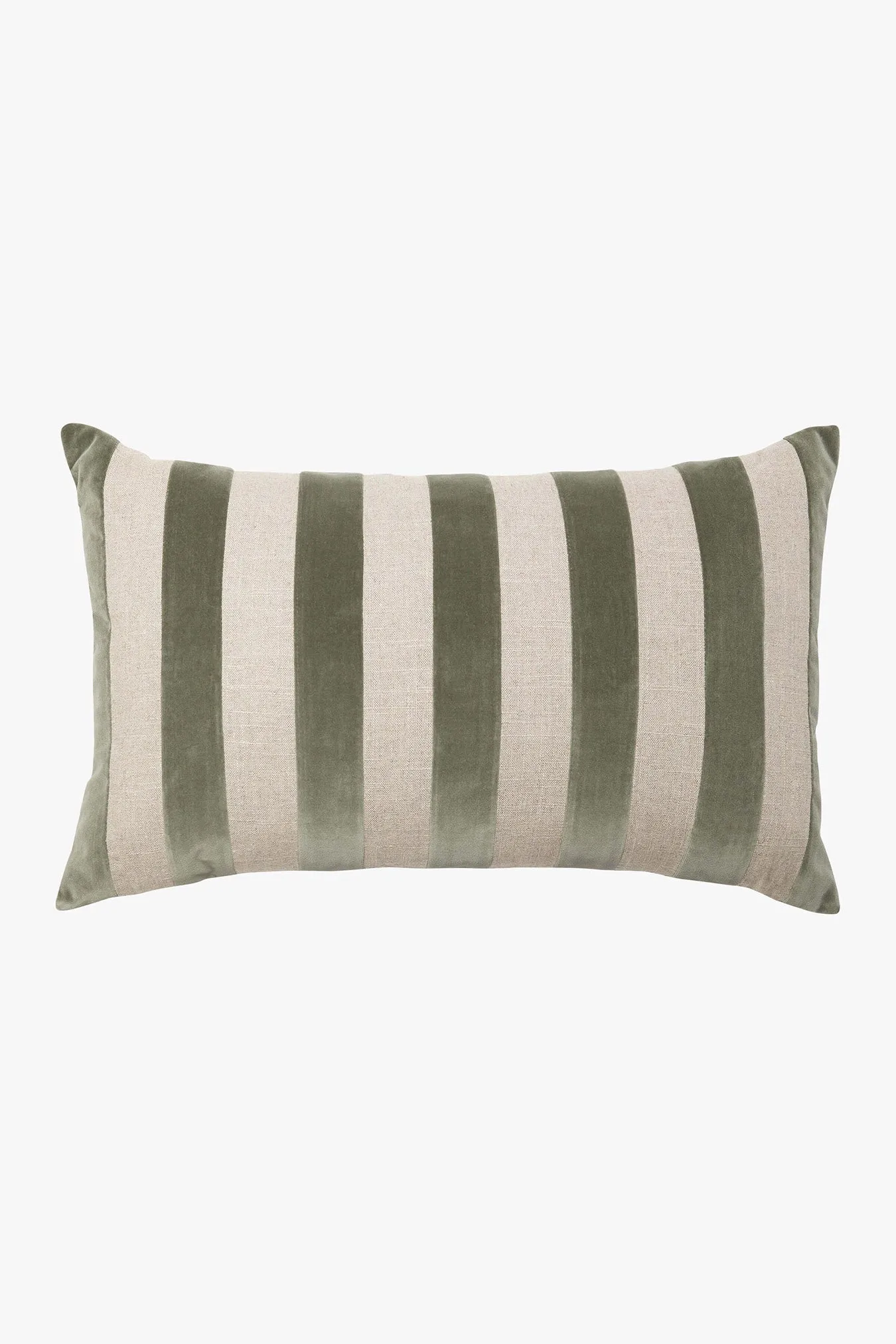 ETRO STRIPE VELVET CUSHION