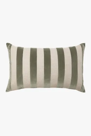 ETRO STRIPE VELVET CUSHION