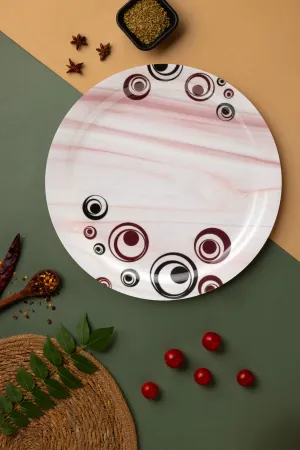 Exclusive 11" Dinner Plate Melamine Cute Mushroom. (4026)