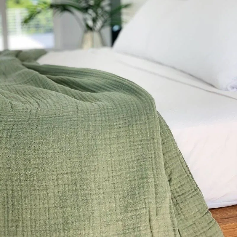 Extra Warm 10 layer Muslin Cotton Blanket - PERFECTLY IMPERFECT