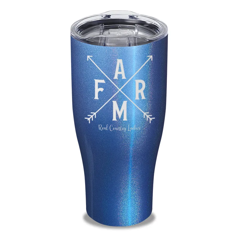 Farm Arrows Laser Etched Tumbler