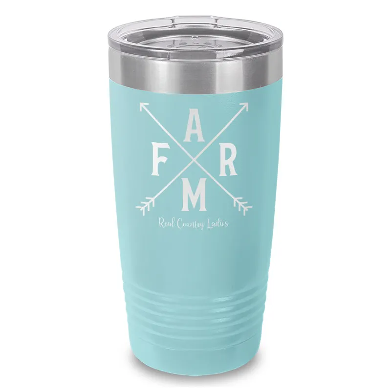 Farm Arrows Laser Etched Tumbler