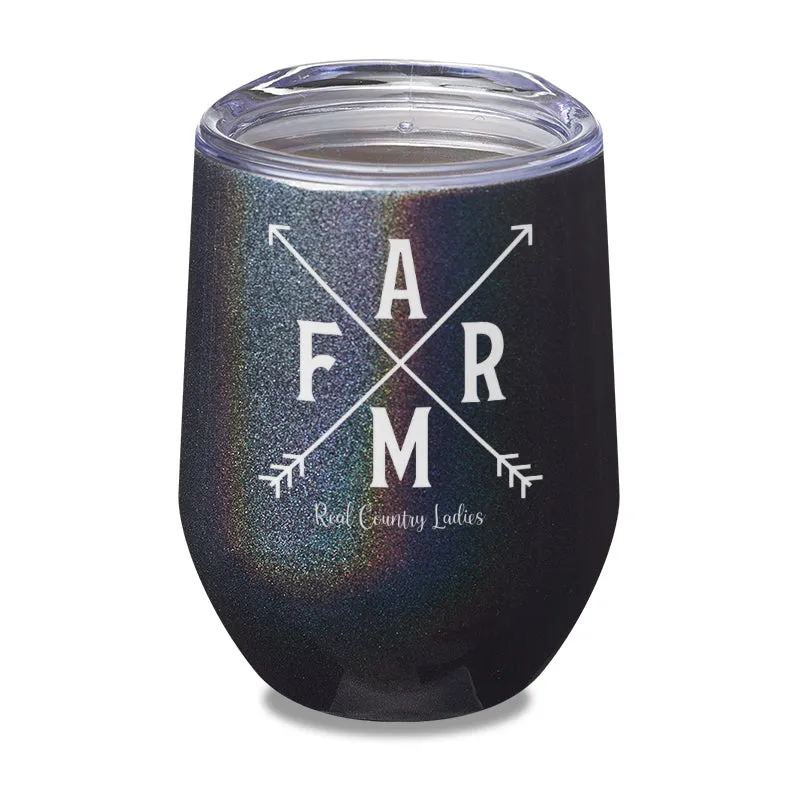 Farm Arrows Laser Etched Tumbler