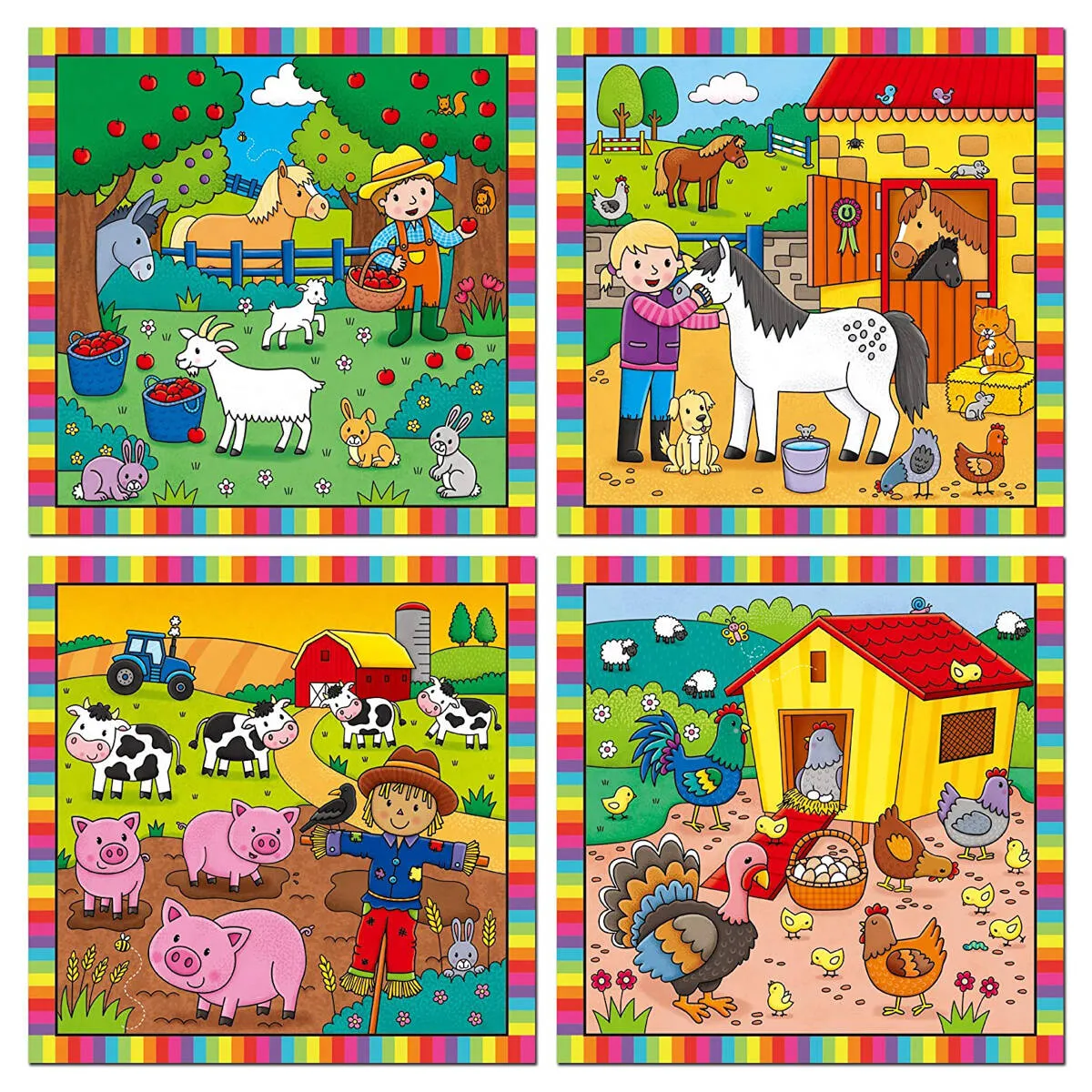 First Water Magic Baby Farm Animals Colouring Book