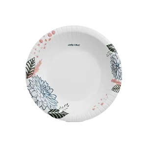Flower Pattern Paper Plates