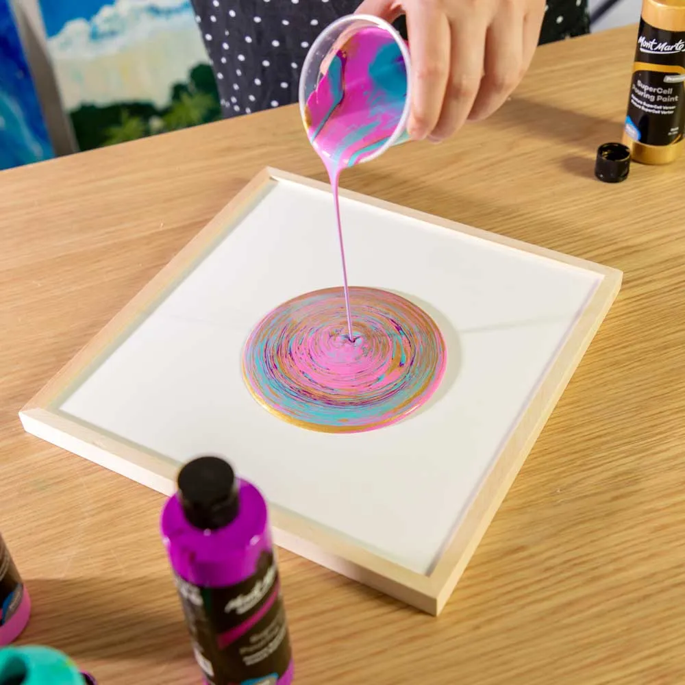 Fluid Art Panel Premium 30 x 30cm (12 x 12in)