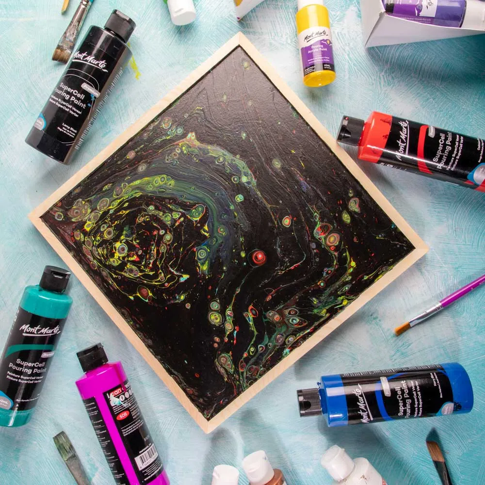 Fluid Art Panel Premium 30 x 30cm (12 x 12in)
