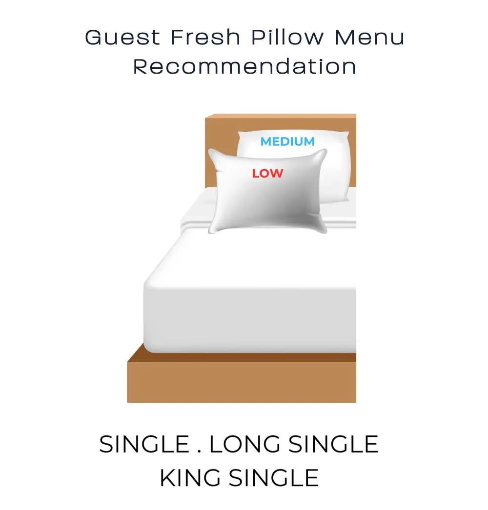Guest Fresh Hotel Pillow Menu