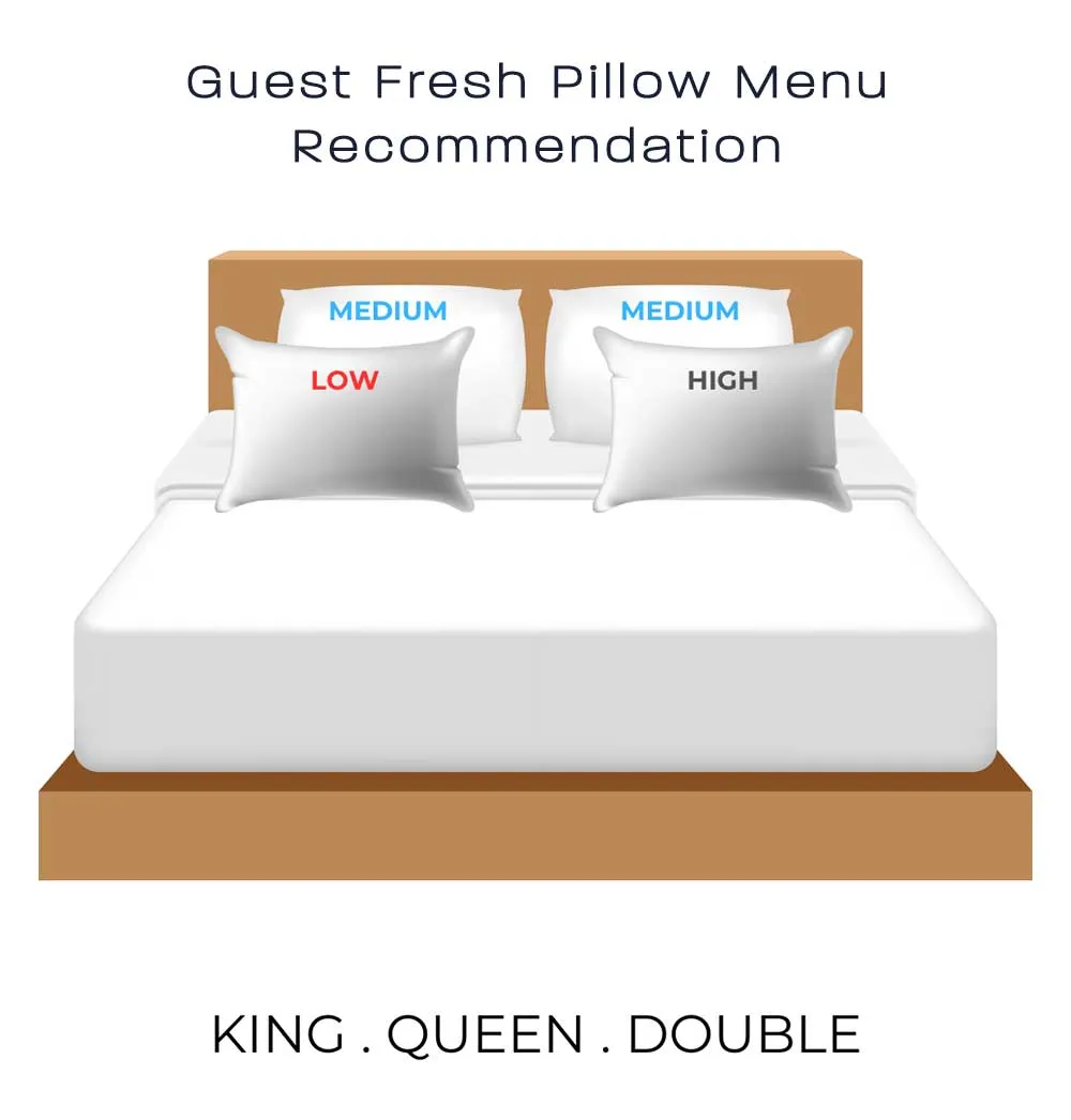 Guest Fresh Hotel Pillow Menu