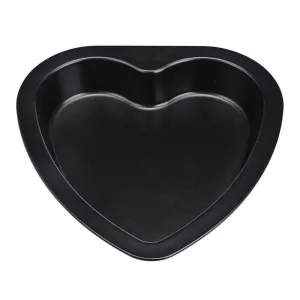 Heart Shape Cake Mould Non Stick  Steel 1 kg Cake Baking Tray ( 23cm)