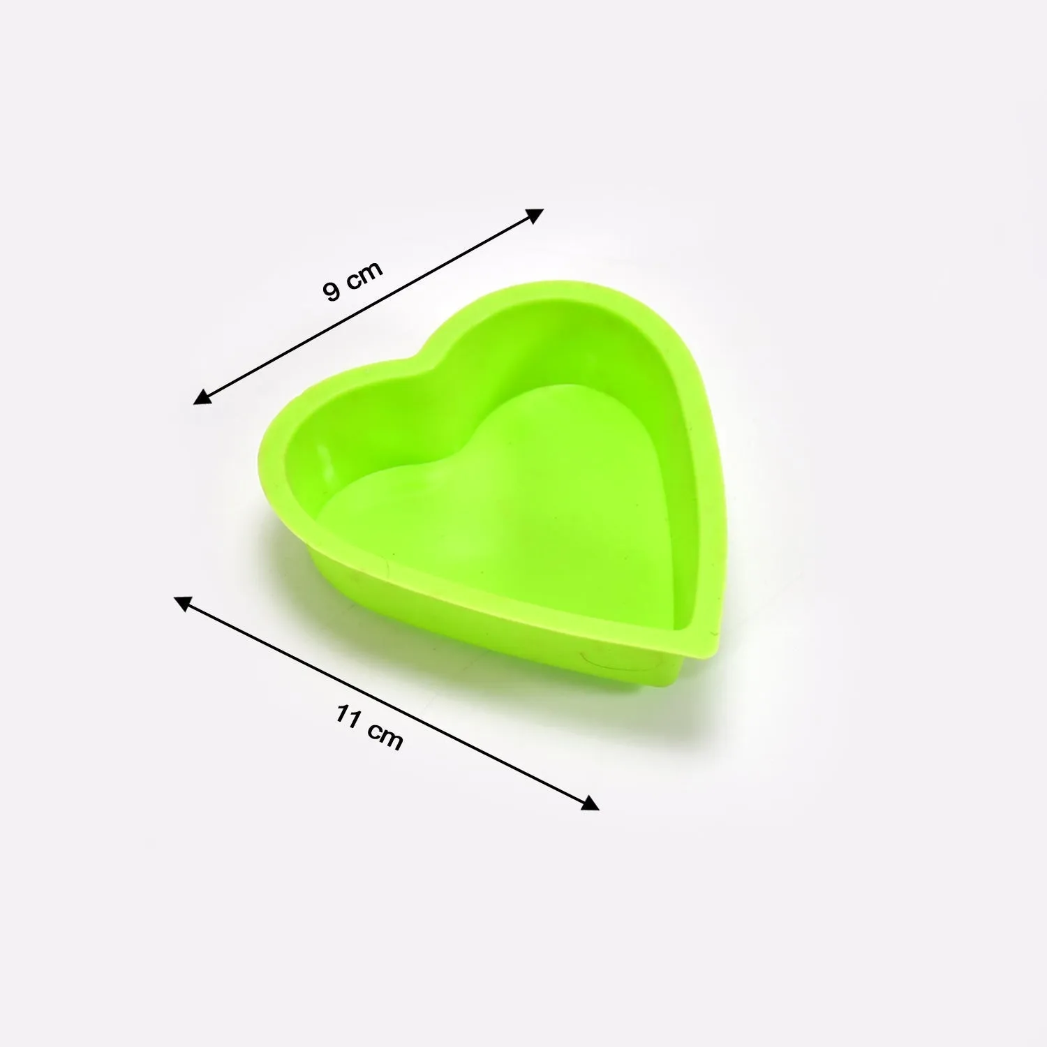 Heart-shaped Mold Silicone Mold Cake Mold Cake Tools Baking Tools Bakeware Cake Tool (pack of 6)