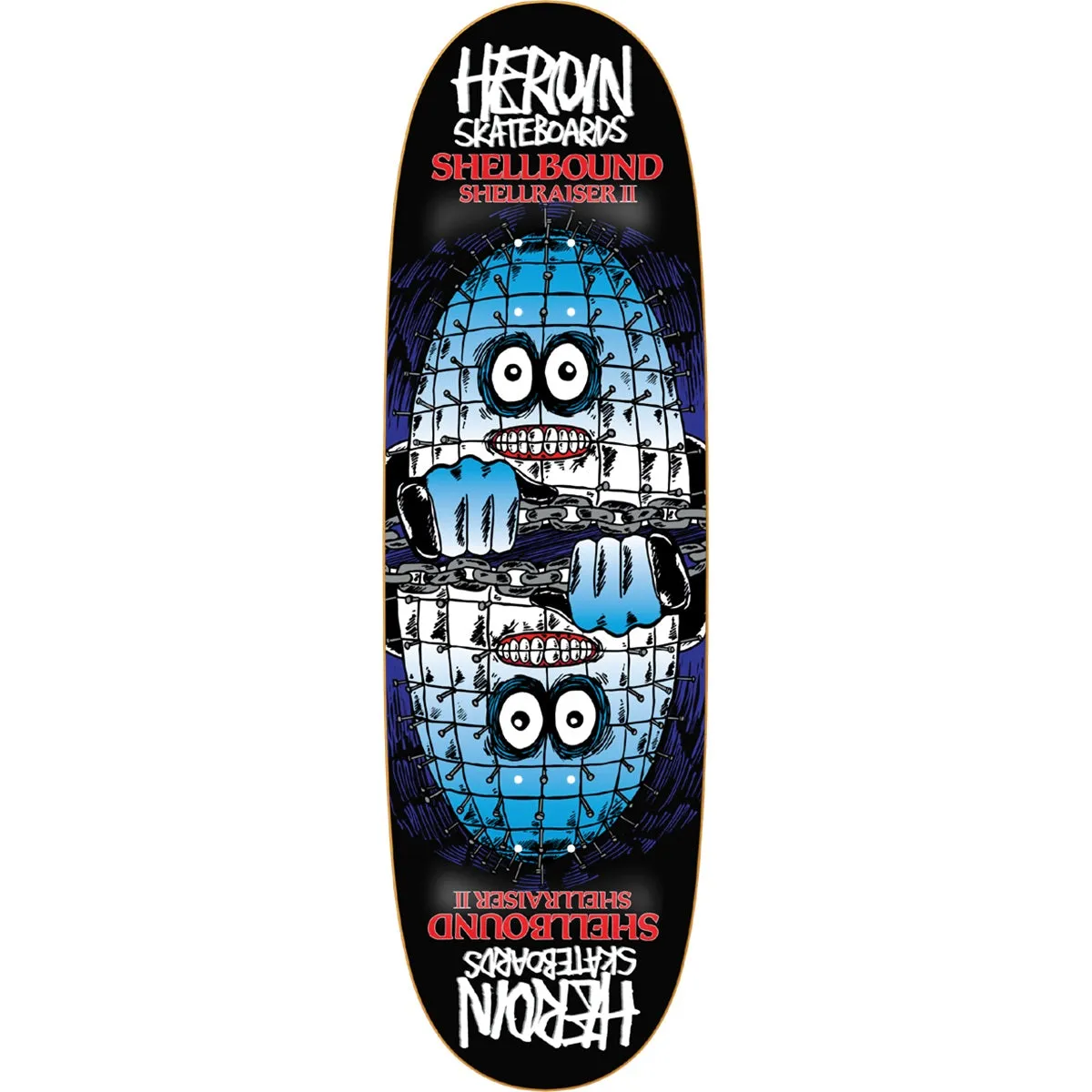 Heroin Shellbound Egg Skateboard Deck - 9.5″