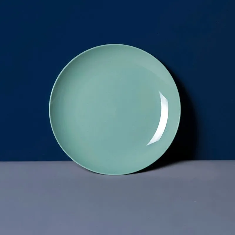 Imitation Porcelain Round Plastic Plate