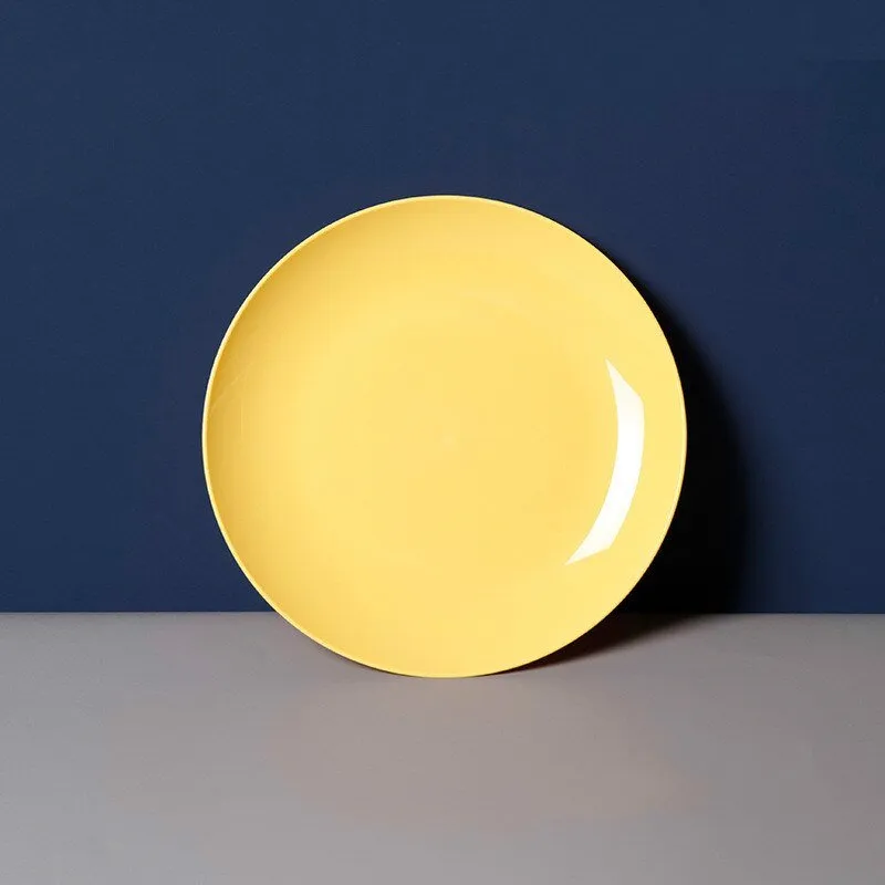 Imitation Porcelain Round Plastic Plate