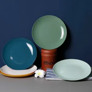 Imitation Porcelain Round Plastic Plate