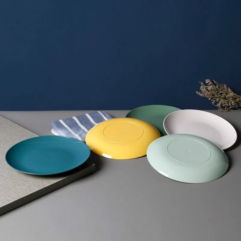 Imitation Porcelain Round Plastic Plate