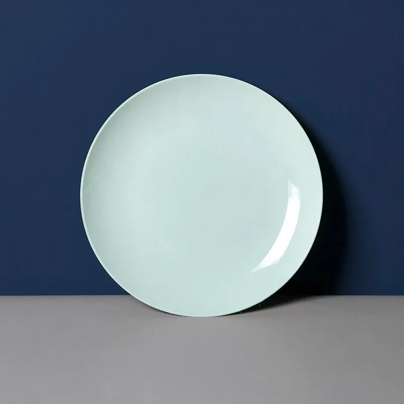 Imitation Porcelain Round Plastic Plate