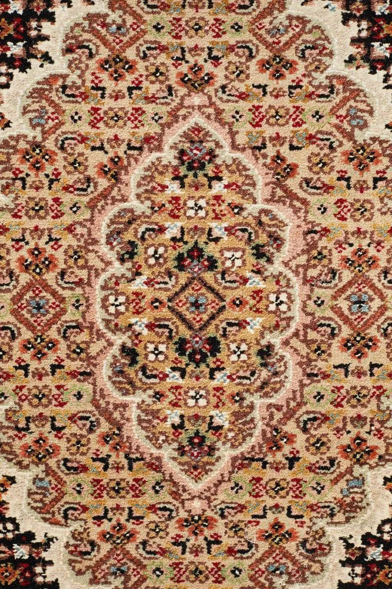 INDIAN HAND KNOTTED WOOL RUG 182X123CM