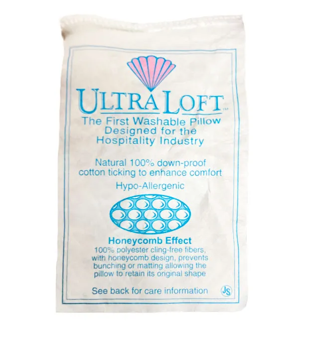 JS Fiber UltraLoft Heavyweight Windowpane Pillow