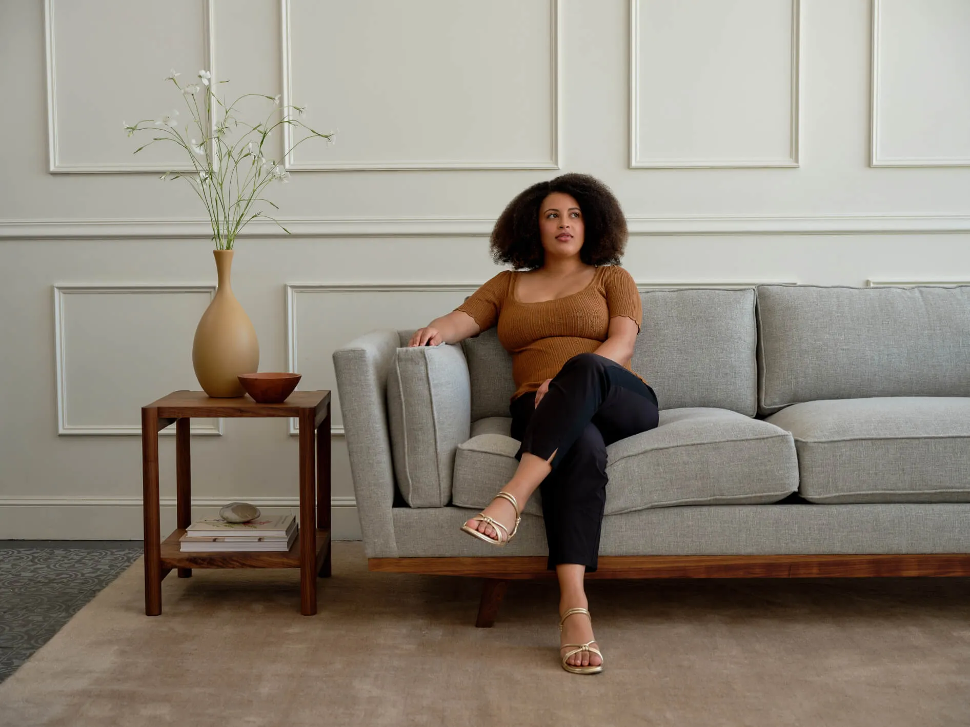 Kirnik Sofa in Natural Latex