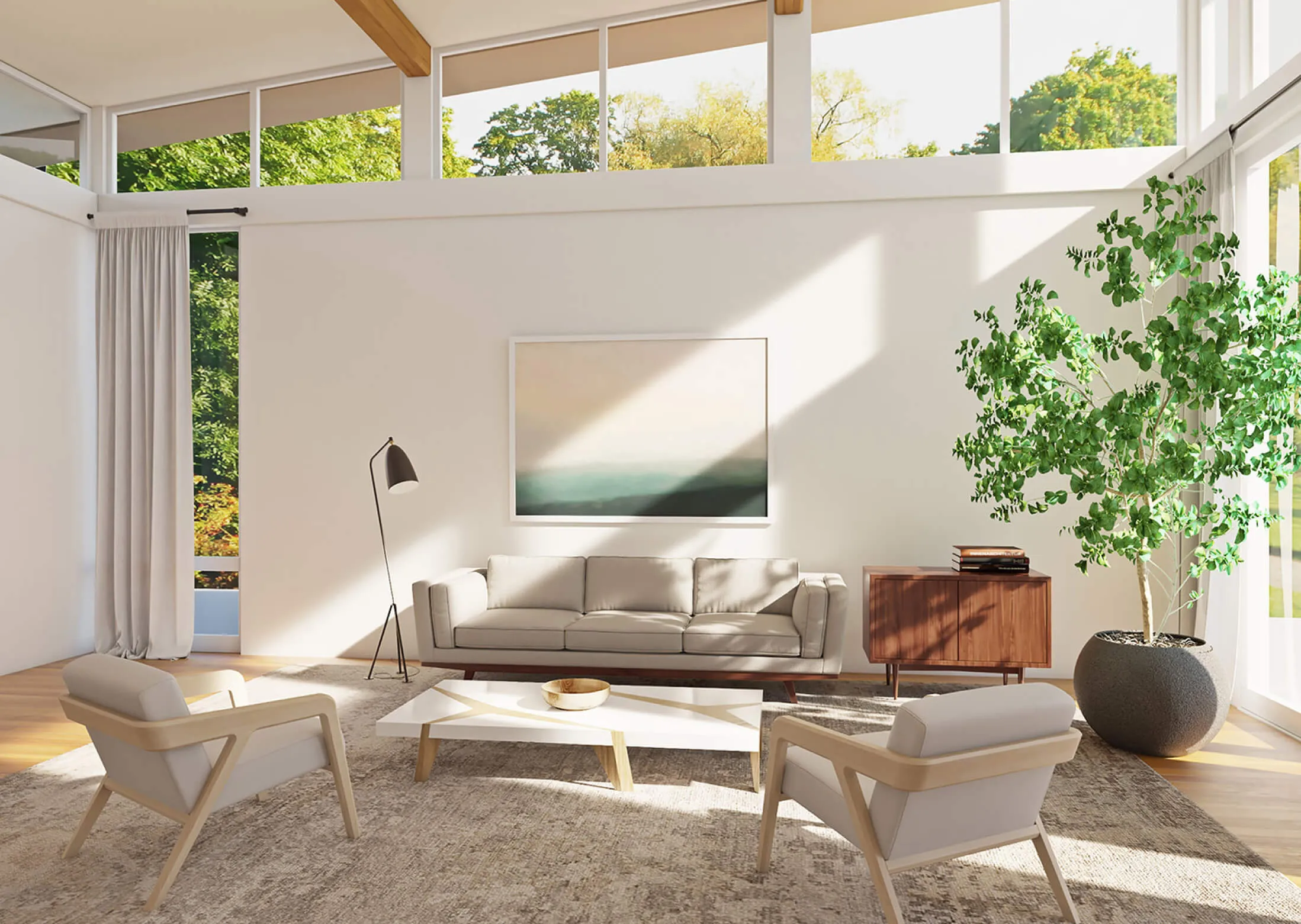 Kirnik Sofa in Natural Latex