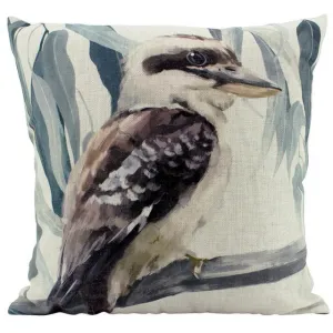 Kookaburra Linen Cushion - 50cm