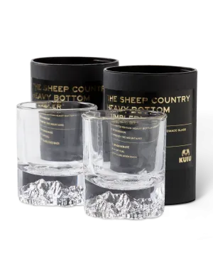 KUIU Sheep Country Heavy Bottom Tumbler Set | Clear