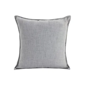 Light Grey Linen Cushion - 45cm x 45cm