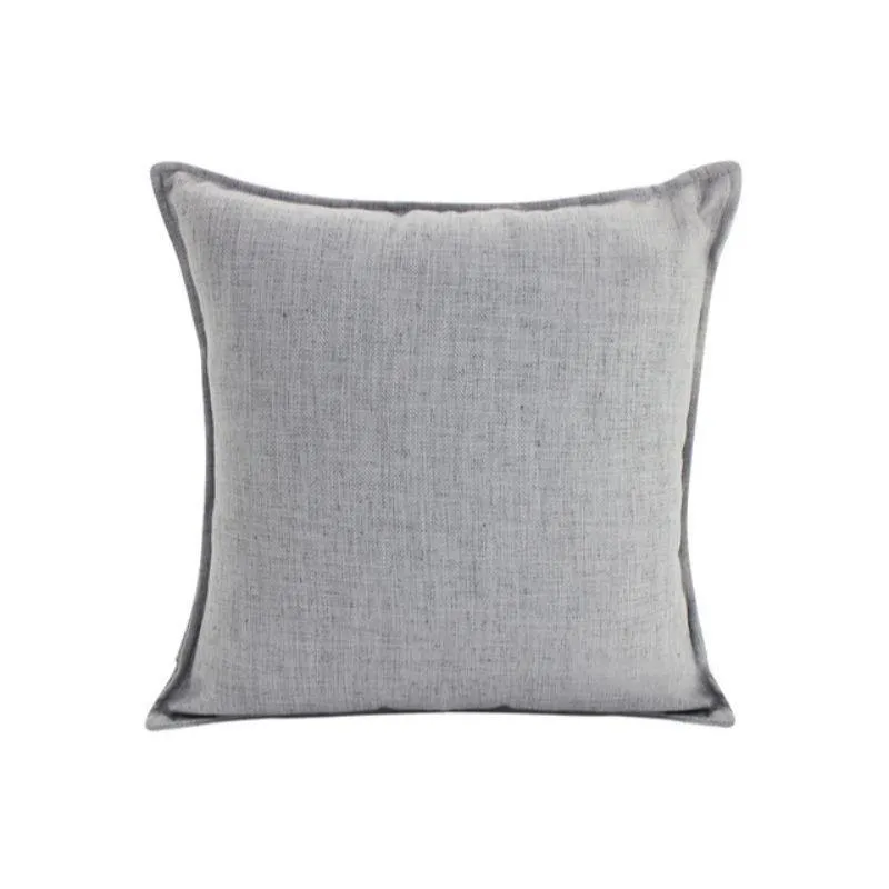 Light Grey Linen Cushion - 45cm x 45cm