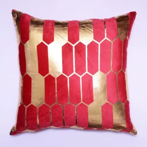 Luxury Foil print Valvet Cushions Cover 16″ x 16″(mehroon)1040473