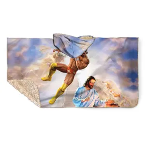 Macho Man Slam Hoodie Blankets