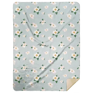 Magnolia Plush Throw Blanket 60x80
