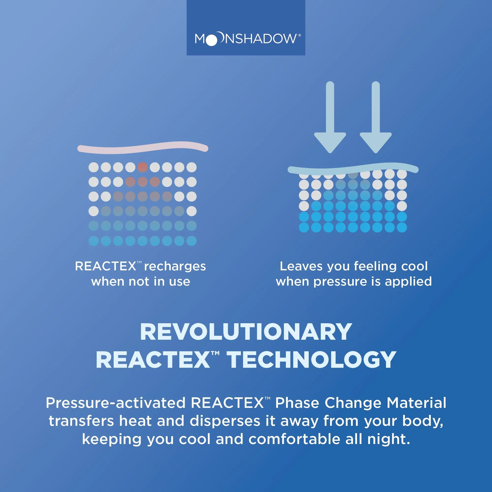Moonshadow Back Sleeper Thermocool Pillow