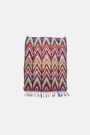 Moroccan Boucherouite Rug