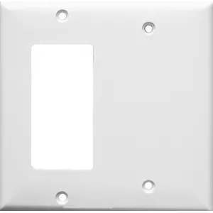 Morris Products 81221 Wh 2 Gang 1GFCI 1Blank