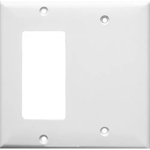 Morris Products 81221 Wh 2 Gang 1GFCI 1Blank