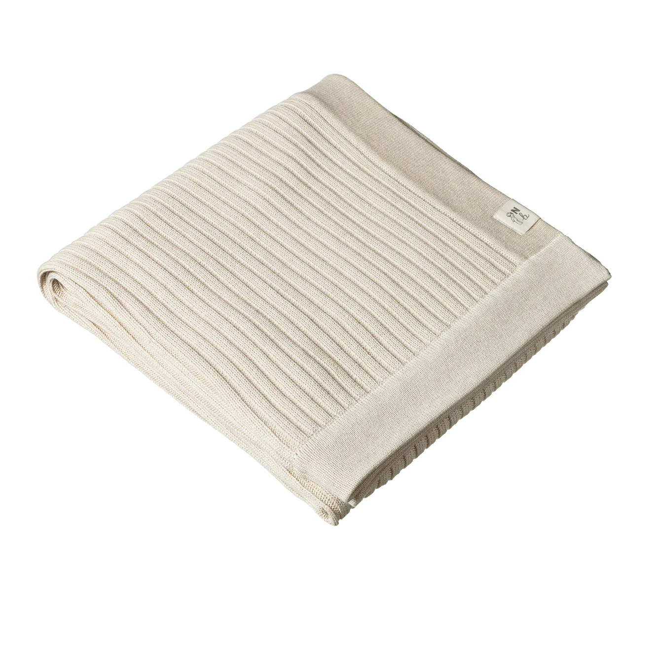 NATURE BABY - PRAIRIE BASSINET BLANKET: OATMEAL MARL