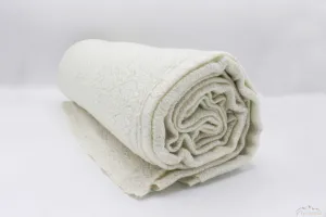 Off White Diamond Cut Cashmere Baby Blanket