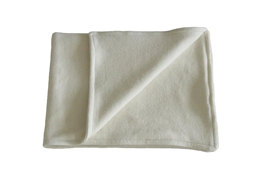 Organic Cotton Dog Blanket, Natural Fleece
