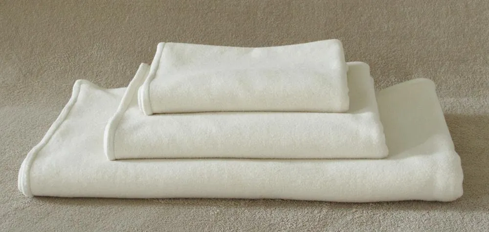 Organic Cotton Dog Blanket, Natural Fleece