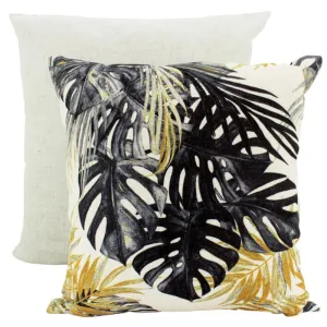 Paradise On Earth Linen Cushion - 50cm x 50cm