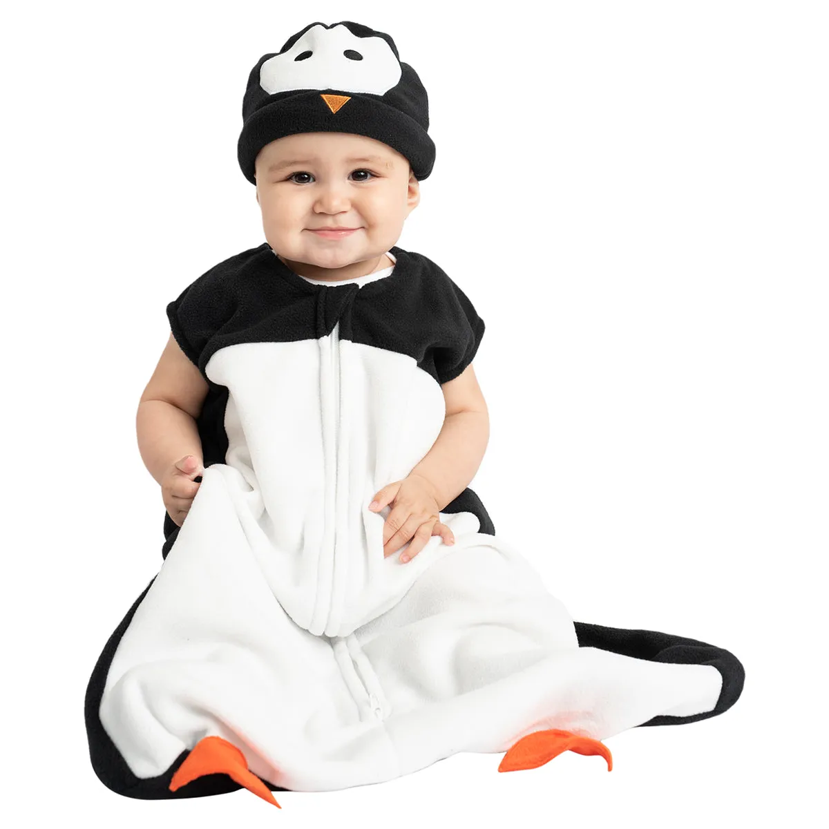 Penguin Baby Fleece Sleep Sack - Infant Wearable Blanket
