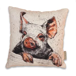 Piggies Cushion by Annabel Langrish