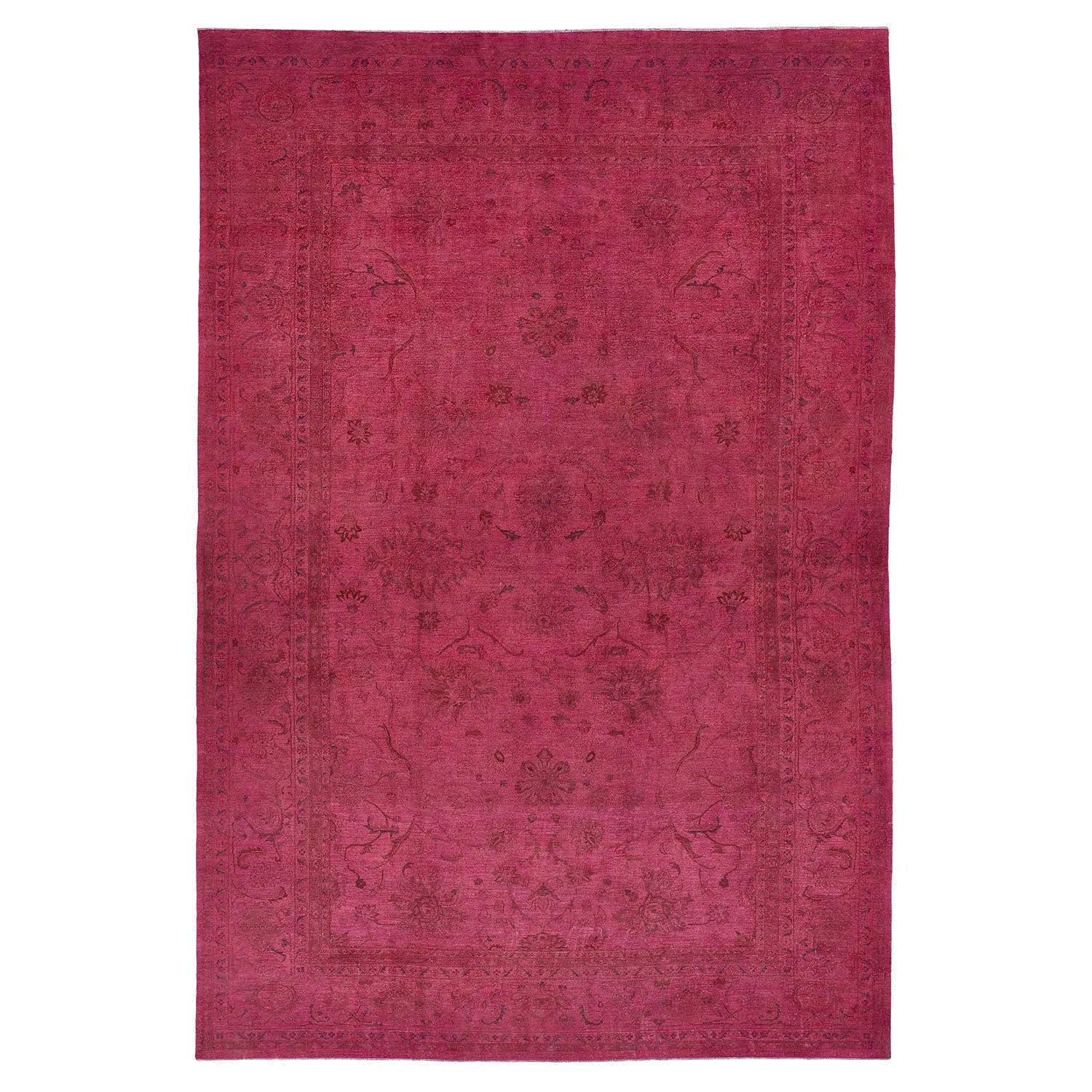 Pink Samsara Wool Rug - 13'6" x 21'